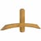 Ekena Millwork Bellingham Rough Sawn Timber Gable Bracket, Western Red Cedar, 60"W x 22"H x 4"D x 4"F, 9/12 Pitch GBW060X22X0404BEL00RWR - alternate 3